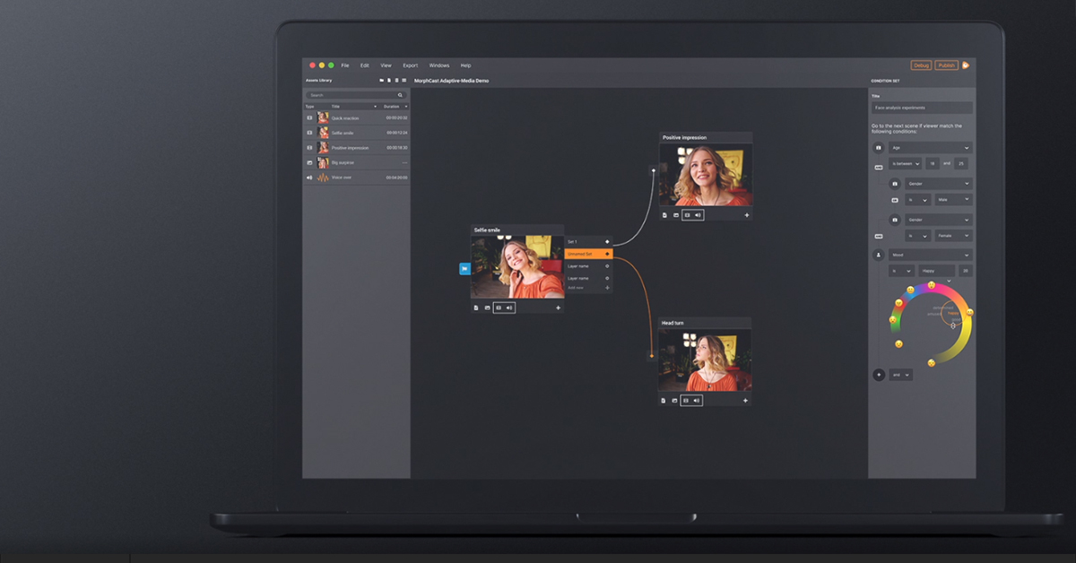 screenshot of AI Interactive Media Platform